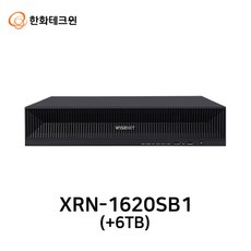 한화테크윈 XRN-1620SB1(6TB) 네트워크 16채널 POE NVR 녹화기 최대 8K 지원 4SATA - xrn-1620sb1