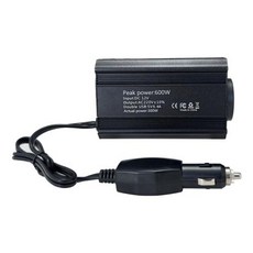 차량용인버터 휴대용 전원 가정용 컨버터 EU 소켓 다기능 자동차 액세서리 12V 220V 600W, 1개