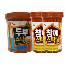 청우식품 참깨스틱85g 2개+두부스틱 220g, 1set, 390g