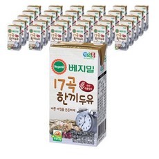 베지밀 17곡 한끼두유 190ml, 37개