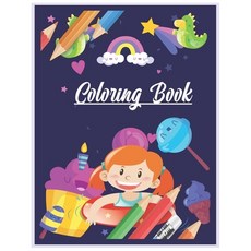Coloring Book For Kids, Letters-Animals-words: preschool and kindergarten  coloring books