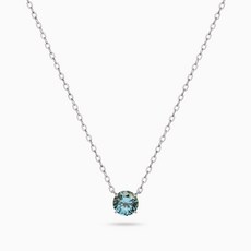 에버링 18K 금 목걸이 블루 다이아몬드 0.5캐럿(5부) 시드_NBDM8605 Diamond Necklace Gift