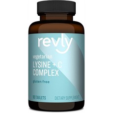 Revly Lysine + C Complex 리블리 라이신 + C 콤플렉스 1000mg 90타블렛, 90정, 1개