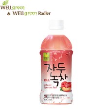 웰그린 스위츠 자두녹차 340ml 20pet / 편의점 음료수, 20개