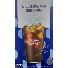 EDIYA COFFEE 이디야 콜드브루 아메리카노 100T, 100개입, 1개, 1g