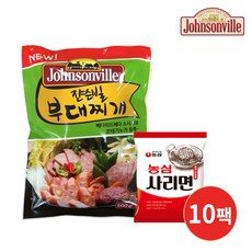 [쟌슨빌] 오리지널 부대찌개 500g x 10팩 (라면사리 10개 증정)
