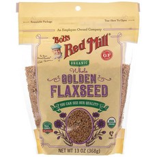 밥스레드밀 골든 생 아마씨 368g x 3개 Organic Whole Golden Fla