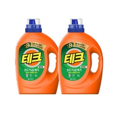 테크 진드기 걱정 끝 액상세제 일반용 본품, 3L, 2개