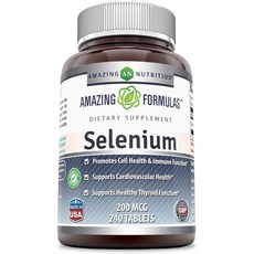 Amazing Nutrition Selenium 셀레늄 항산화셀레니움 200mcg 240정, 성인남녀, 정, 1개