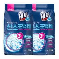 비트 O2 살균 표백제 분말형, 3kg, 2개