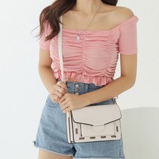 모양크로쓰백Shoulder Bag상급날마다사각손가방걸 종류선택 베이지 블랙 핑크 화이트 + 34315쌔솨