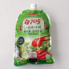 움트리 생와사비 705 프리미엄골드 750G 횟집용생와사비 명란버터구이 타코와사비, 1개