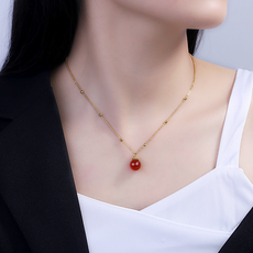 순금염주목걸이