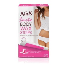 Nad's 네즈 센시티브 스킨 바디 왁스 스트립 28개입 Body Wax Strips Sensitive Skin, 1개