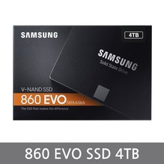 [삼성전자] SSD 860 EVO 4TB MZ-76E4T0BW AS 5년