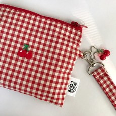 [바보사랑]Cherry Strap Pouch