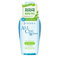 센카 올 클리어 워터 미셀라 포뮬러 프레시 N, 230ml, 3개