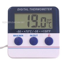 디지털 냉장고온도계 DTA-5070 냉동고온도 수온계 -50도+70도, 혼합색상,