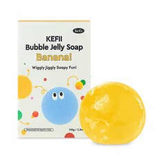 케피버블 젤리솝 올인원 클렌징 비누 바나나, 1개