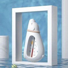 욕조 샤워 항공기 모형 물 온도계 안전 온도 센서 플로팅 방수, 4.C55-White, 1개