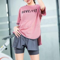 kirahosi 헬스 요가복 상의 여름 여자 운동복 패션 초보자 전문 140호 A6sr6n