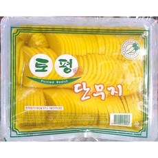 대량 업소용 슬라이스 단무지 2.8kg 식당용 자른, 4개
