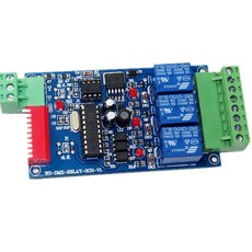 3CH DMX 512 릴레이 출력 LED Dmx512 컨트롤러 보드 LED DMX512 디코더 릴레이 스위치 컨트롤러, 1개