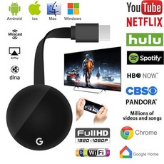G7S Miracast TV 스틱 어댑터 Chromecast ultra 4k 3 무선 동글 용 HDMI Wifi 디스플레이 미러 수신기 google home chrome|TV 스틱|, 1개(A0), TVSTICK-G7S(A0)