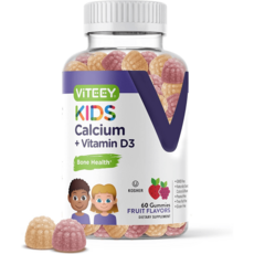 어린이 비타민 D3 25mcg 1000Iu 칼슘 500mg 60구미 30일분 고함량 Vi, 60 카운트(1팩), 1개, 60정