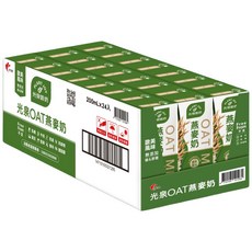 光泉 OAT燕麥奶, 200ml X 24入, 無添加糖＆膠