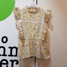 꼬망스샤인플라워블라우스