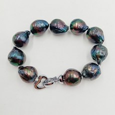 흑진주목걸이반지셋트