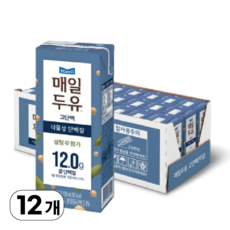 매일유업 매일두유 고단백, 190ml, 12개