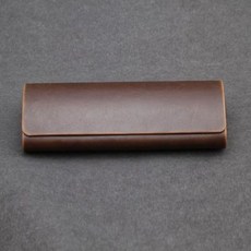 가죽 안경 케이스 파우치 하드 보관함 안경집 남자 휴대용 안경 수납함 미친 말가죽 핸드메이드 안경집 근시경 선글라스 케이스