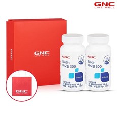 GNC 건강식품 비타민 비타민C [GNC] 비오틴 플러스 세트 (100정x2개)_30170, 상세 설명 참조, 단일옵션
