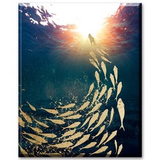 보석십자수물고기