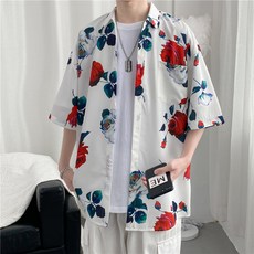 커플하와이안셔츠