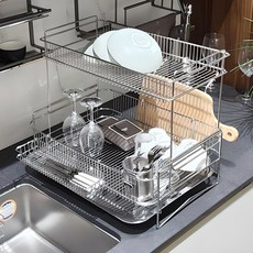 에넥스 유닉 식기 건조대, 2단, 1개 넥스 유닉 2단 식기 건조대