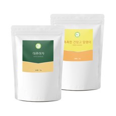 [브이플랜] 말린 건 대추야자 1kg + 베트남 건망고 말랭이 1kg, 1세트