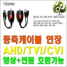 1CH AHD/TVI/CVI 송/수신기 Set