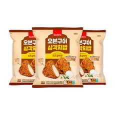 굽네 오븐구이 삼각치밥 치즈갈비맛 (3개입) 300g, 3팩, 3개