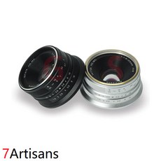 7Artisans 25mm F1.8 수동포커스 APS-C MFT 용 블랙, MFT(블랙)