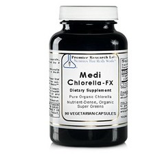 Medi-Chlorella-FX 90 캡슐 채식주의자 제품 - 프리미엄 퀄리티 클로렐라 영양 밀도 프리미어 슈퍼 그린, 1개, 90정
