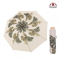 DOPPLER NATURE 패턴 3단 우산 IUDM-2302, 색상:그린