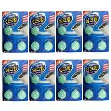 그린케미컬 싱크청(3입) x 8개 싱크대 배수구 세정제, 10g, 24개입