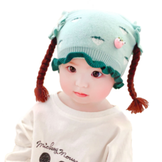 아기가발머리띠