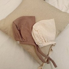 3개월~18개월 백일 돌촬영 외출복 아기 모자 l 벨루베베 내추럴 보닛햇 봄 아동복 l 디어모먼트