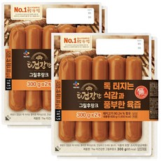 제일제당 더건강한그릴후랑크300g x 4개, 600g, 2개