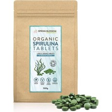 Spring Blossom SPIRULINA 스프링 블라썸 스피루리나 500mg 1000정, 1000개, 1개