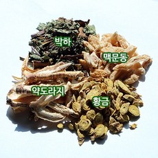 다온약초 황금 맥문동 박하 약도라지 재료 세트, 560g, 1세트